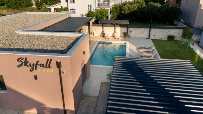 Ideálním místem pro vaši rodinu, Villa Skyfall s vyhřívaným bazénem, Bibinje, Dalmácie, Chorvatsko Bibinje Zadar
